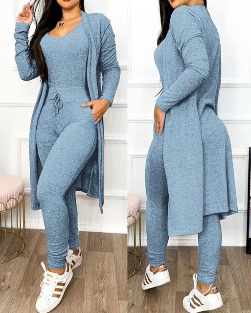 Aubree | skinny jumpsuit en jasje