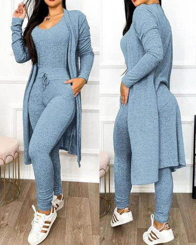 Aubree | skinny jumpsuit en jasje