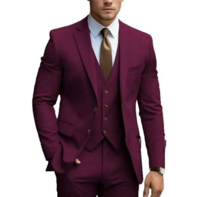 Bram | Driedelig Heren Pak Slim Fit voor Bruiloftsgasten 3