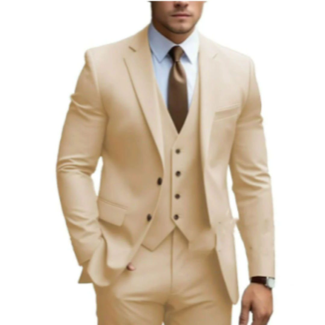 Bram | Driedelig Heren Pak Slim Fit voor Bruiloftsgasten 6