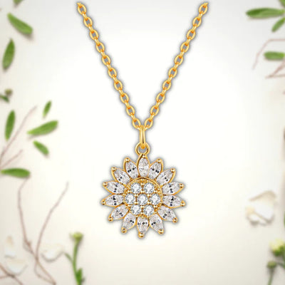 Kaila | Zonnebloem ketting