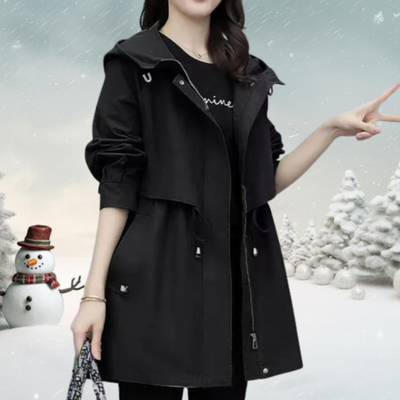 Anouk | trenchcoat met capouchon