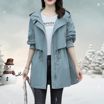 Anouk | trenchcoat met capouchon
