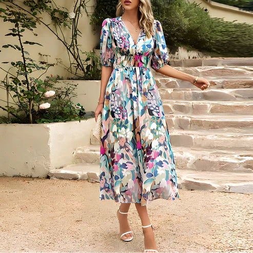 Lena | Elegante midi-jurk