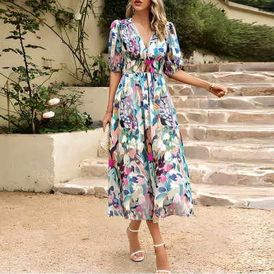 Lena | Elegante midi-jurk