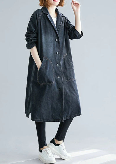 Nyssa | Denim trenchcoat