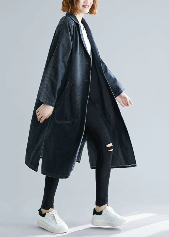 Nyssa | Denim trenchcoat