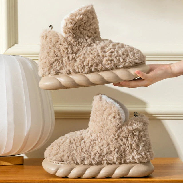 Fluffy | fleece laarzen voor dames