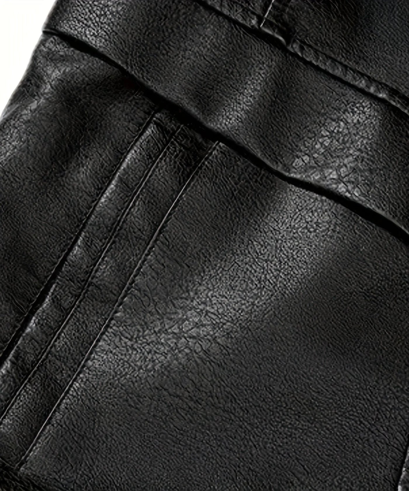 Addison | Fleece leren jas