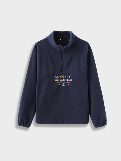 Monaco | Unisex Trui Met Halve Rits