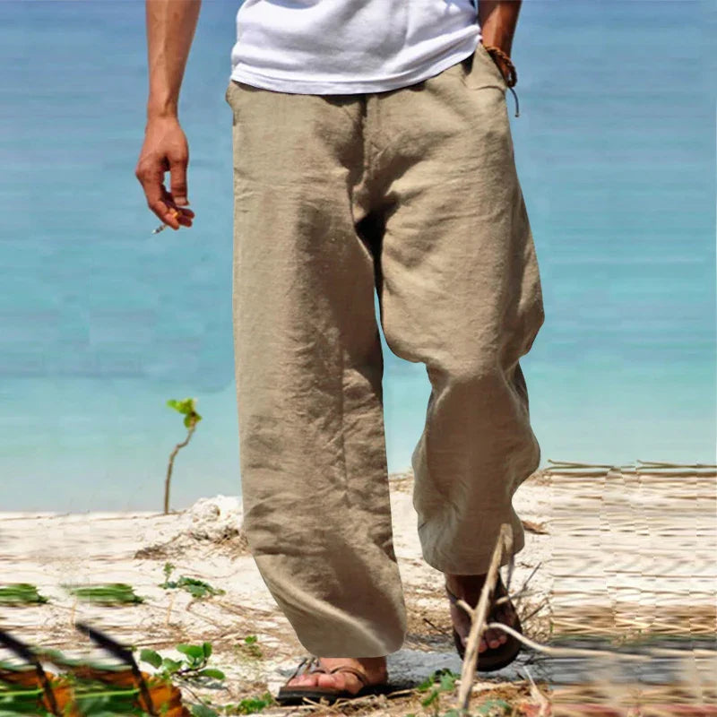 Milan | Linnen Broek Mannen – Casual Zomerbroek voor Stijlvolle Comfort-1