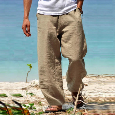 Milan | Linnen Broek Mannen – Casual Zomerbroek voor Stijlvolle Comfort-1