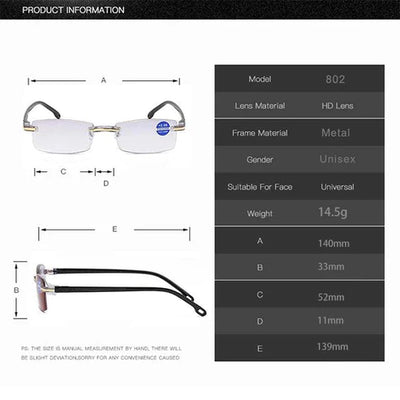 CrystalClear | Saffierglazen met hoge hardheid en anti-blauw, multifocale glazen
