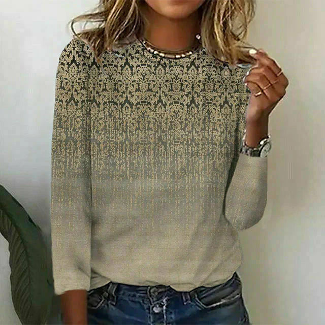 Rylee | Vintage T-shirt met kleurverloop