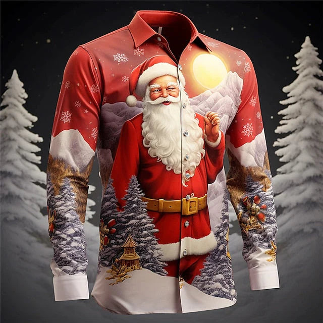 Cas | Linnen kerstshirt