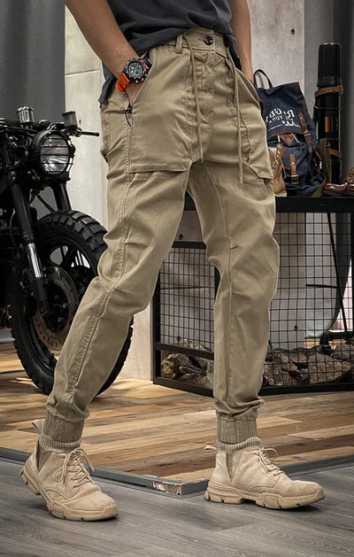 Range | Elastische cargo broek