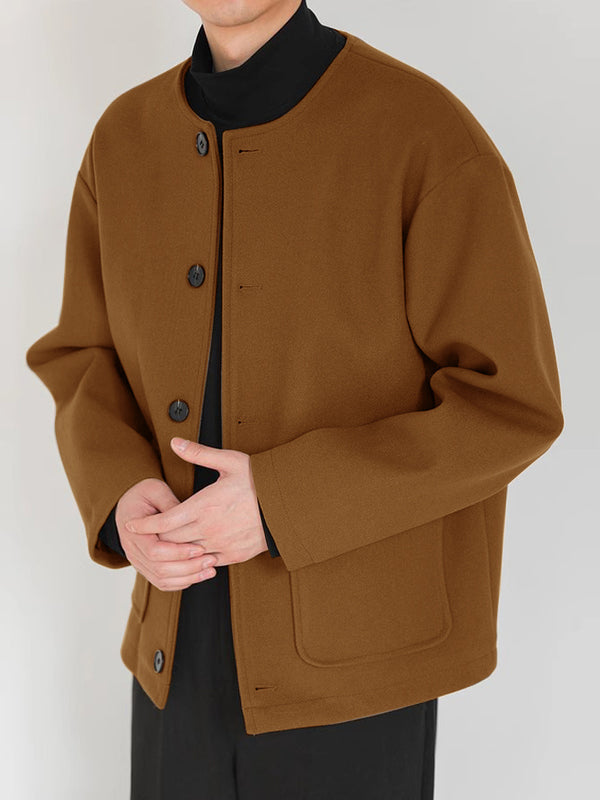Ricardo | Casual tweed jasje met knoopsluiting voor