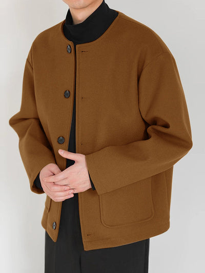 Ricardo | Casual tweed jasje met knoopsluiting voor