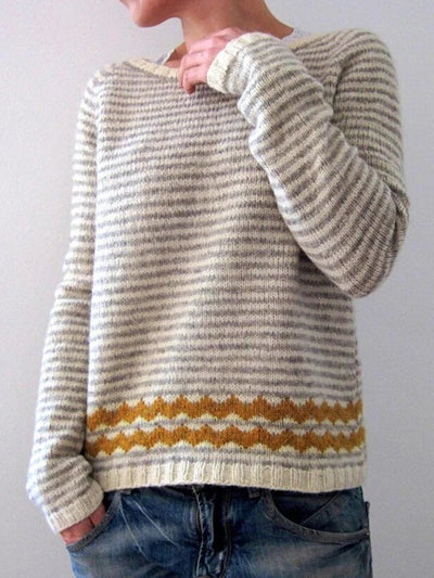 Reina | gestreepte vintage trui