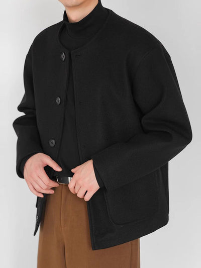 Ricardo | Casual tweed jasje met knoopsluiting voor