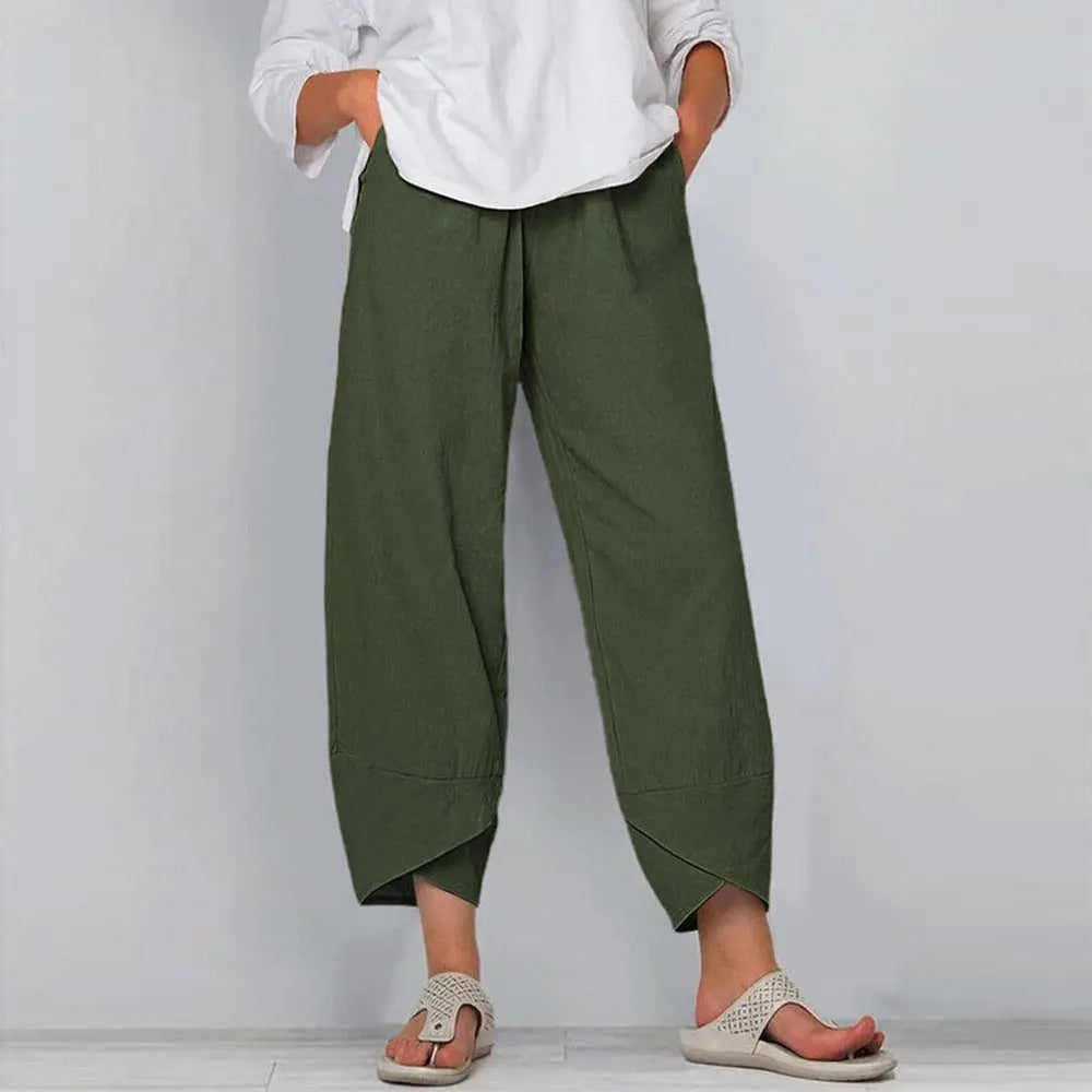 Silvia | Linnen Broek