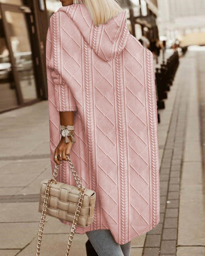 Jasmine | Lang vest met capuchon