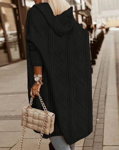 Jasmine | Lang vest met capuchon