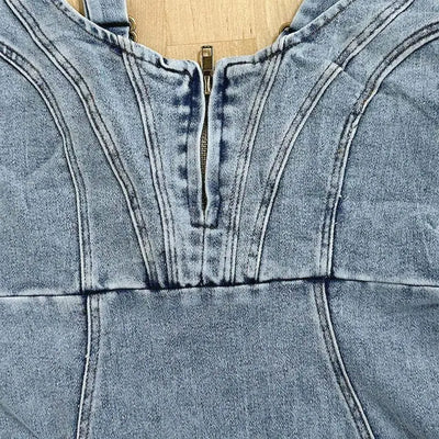 Jarra | Denim jurk met verstelbare bandjes