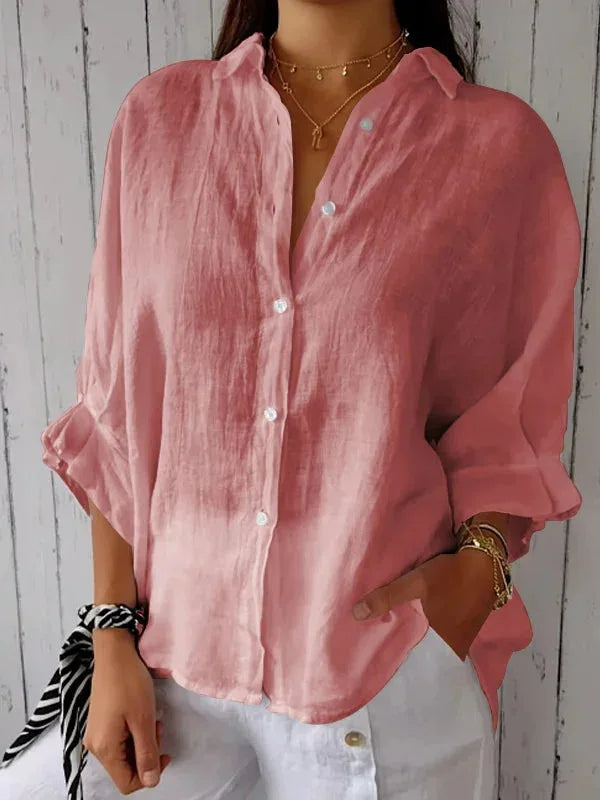 Variant image for Isabella | Damesblouse met V-hals en Vlinderdas-57