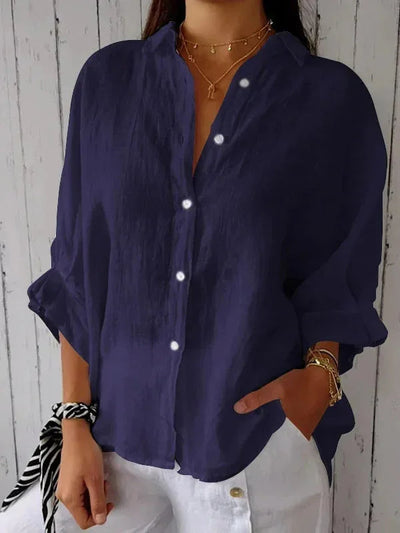 Variant image for Isabella | Damesblouse met V-hals en Vlinderdas-49
