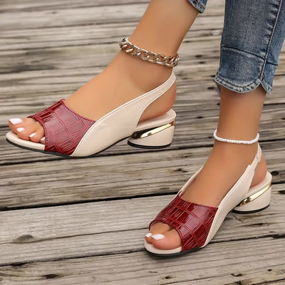 Esmeé | Leren sandalen
