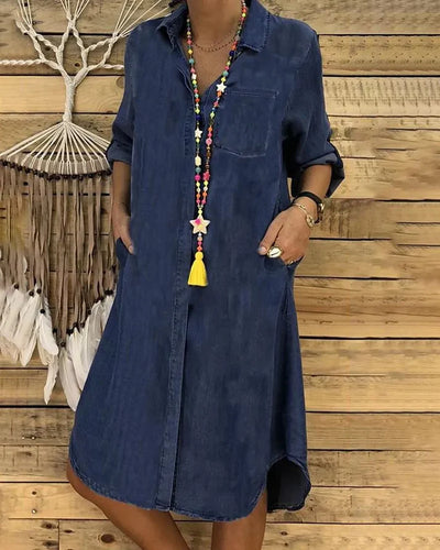 Lise | Denim jurk