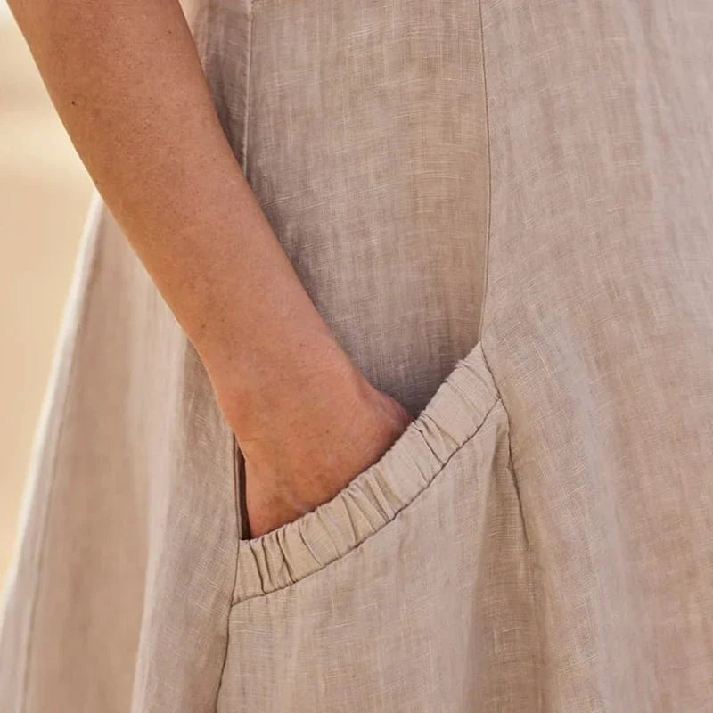 Amelia | Linnen Jurk