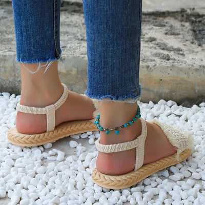 Julia | Platte hak sandalen