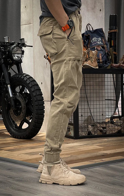 Range | Elastische cargo broek