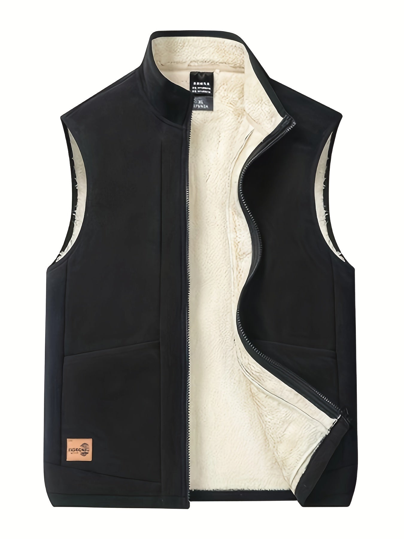 Enno | Met fleece gevoerd vest met ritssluiting