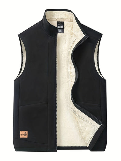 Enno | Met fleece gevoerd vest met ritssluiting