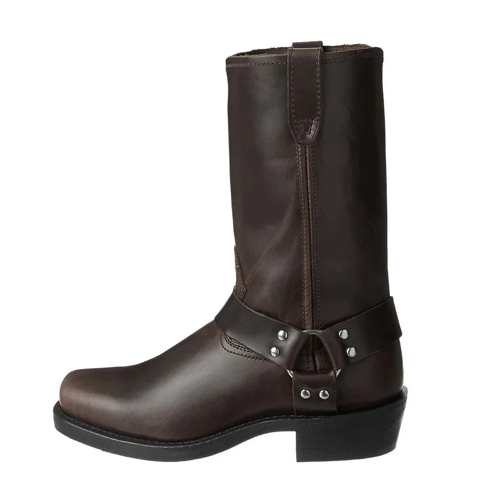 Cowboylaarzen | Waterdichte Heren Laarzen van Leer 2