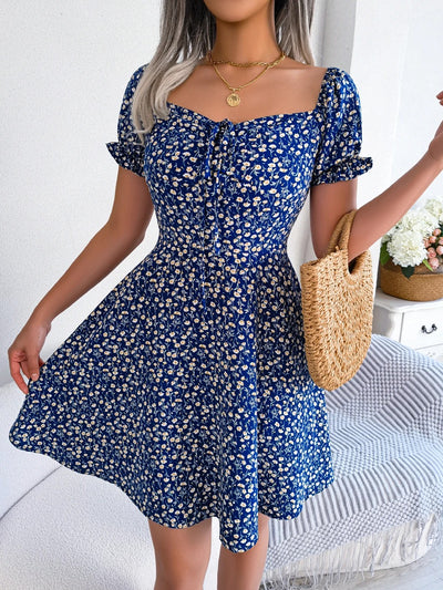 Bonita | Casual Jurk met Korte Mouwen