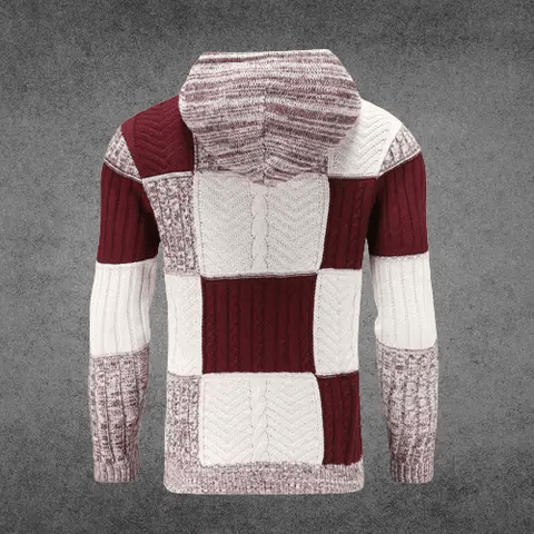 Leif | Moderne wollen hoodie voor heren