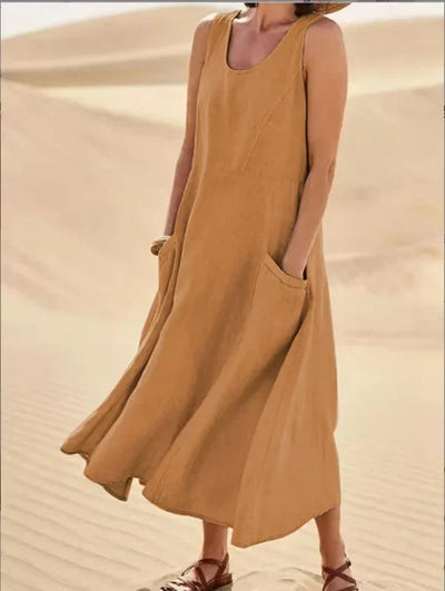 Amelia | Linnen Jurk