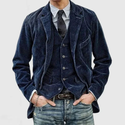 Florian™ | Jasje en blazer in ribfluweel