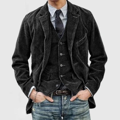Florian™ | Jasje en blazer in ribfluweel