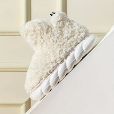 Marina | Effen donzige pantoffels
