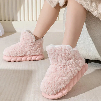 Marina | Effen donzige pantoffels