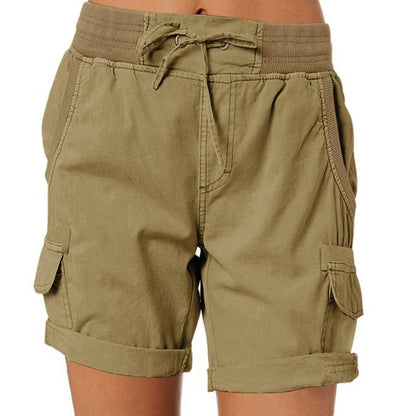 Mona™ shorts met hoge taille