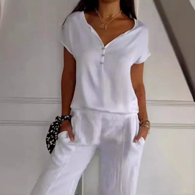 Danique | Elegante V-Hals Top