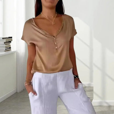 Danique | Elegante V-Hals Top