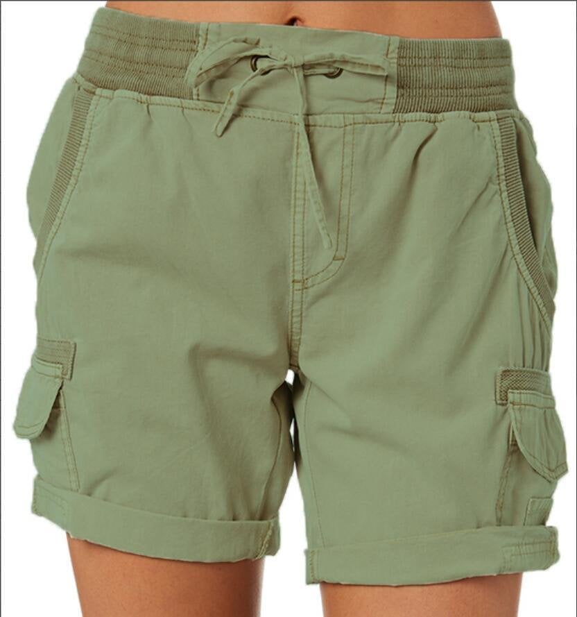 Mona™ shorts met hoge taille