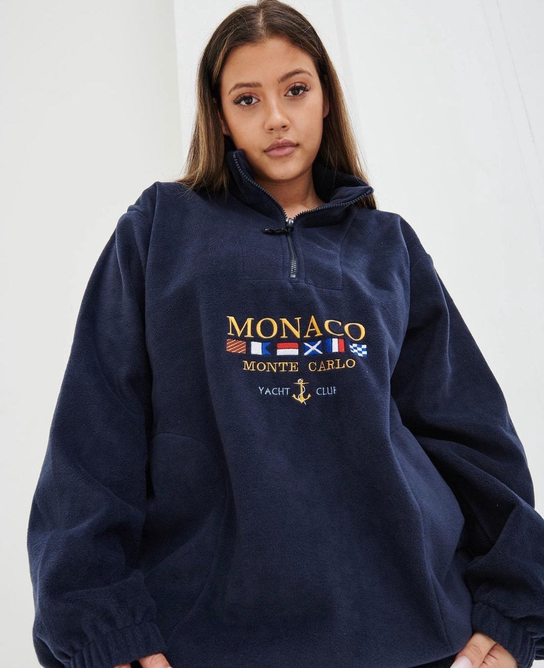 Monaco | Unisex Trui Met Halve Rits